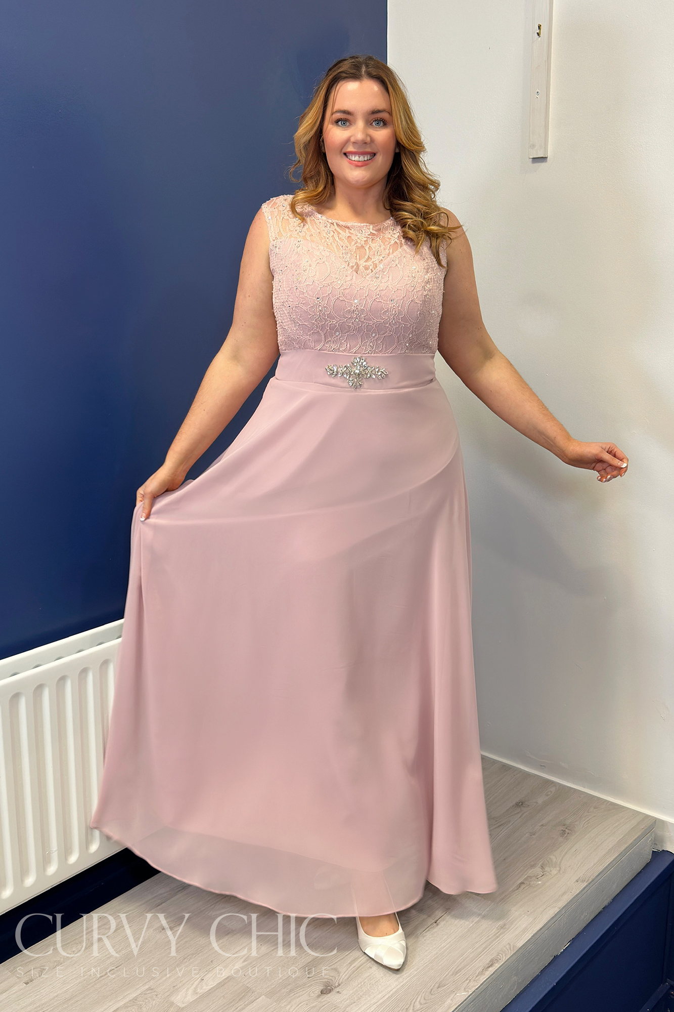 Odette Bridesmaid Dress Blush