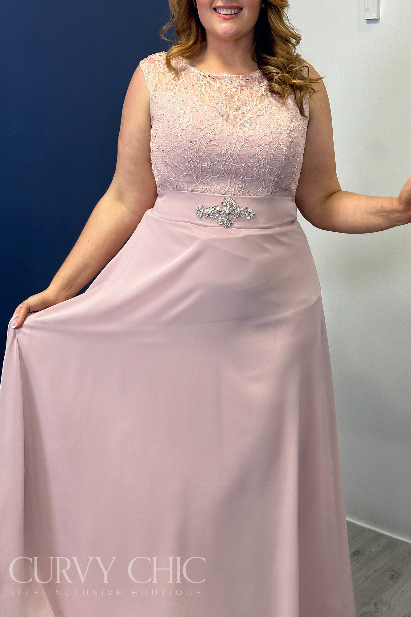Odette Bridesmaid Dress Blush