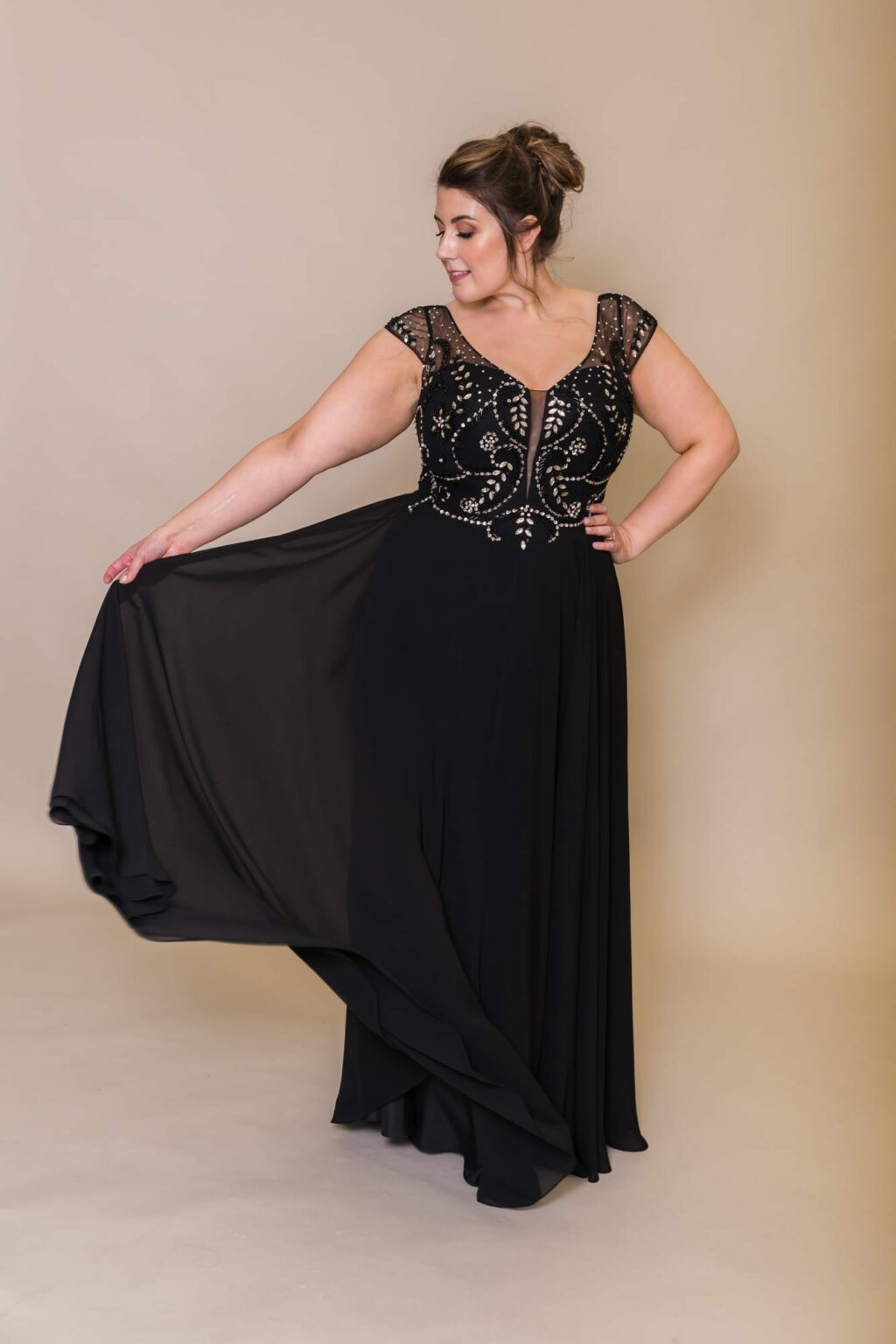 Suzy Bridesmaid Dress Black