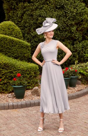 29809 Mother of the Bride/Groom A-line Dress Taupe