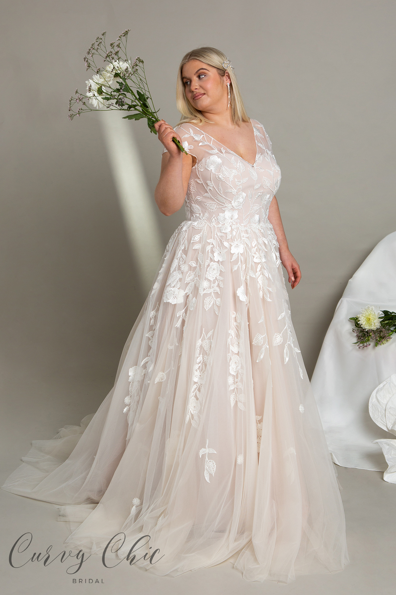 Wyatt wedding dress white rose
