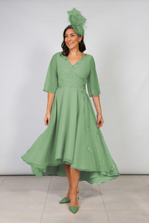 Driftrose Dress RDAD1243 Sage Green